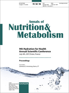 Couverture de l’ouvrage Hydration for Health