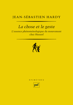 Cover of the book La chose et le geste