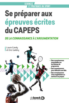 Cover of the book Se préparer aux épreuves écrites du CAPEPS
