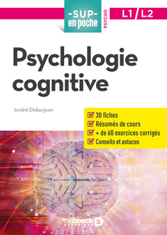 Couverture de l’ouvrage Psychologie cognitive