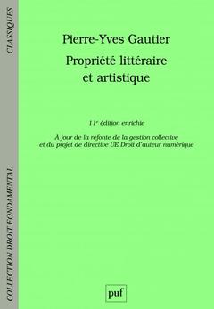Cover of the book Propriété littéraire et artistique