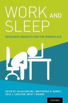 Couverture de l’ouvrage Work and Sleep