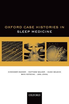 Couverture de l’ouvrage Oxford Case Histories in Sleep Medicine