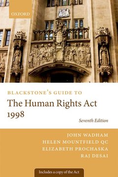 Cover of the book Blackstone's Guide to the Human Rights Act 1998