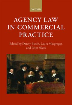 Couverture de l’ouvrage Agency Law in Commercial Practice