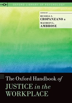 Couverture de l’ouvrage The Oxford Handbook of Justice in the Workplace