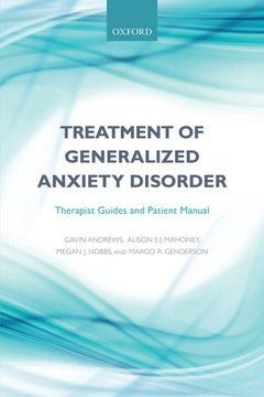 Cover of the book Treatment of generalized anxiety disorder