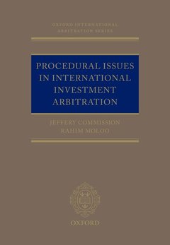 Couverture de l’ouvrage Procedural Issues in International Investment Arbitration