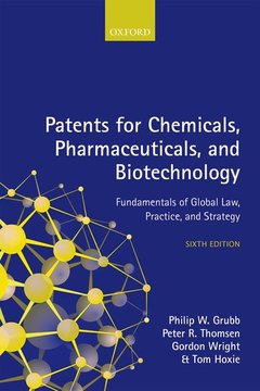Couverture de l’ouvrage Patents for Chemicals, Pharmaceuticals, and Biotechnology