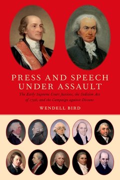Couverture de l’ouvrage Press and Speech Under Assault
