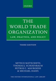 Couverture de l’ouvrage The World Trade Organization