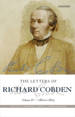 Couverture de l’ouvrage The Letters of Richard Cobden