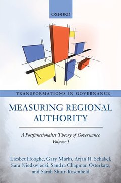 Couverture de l’ouvrage Measuring Regional Authority