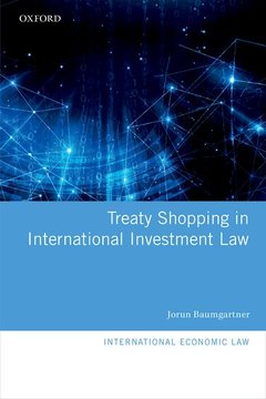 Couverture de l’ouvrage Treaty Shopping in International Investment Law