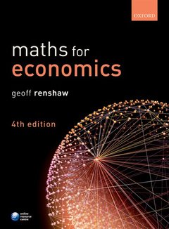 Couverture de l’ouvrage Maths for Economics