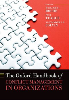 Cover of the book The Oxford Handbook of Conflict Management in Organizations