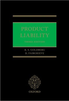 Couverture de l’ouvrage Product Liability