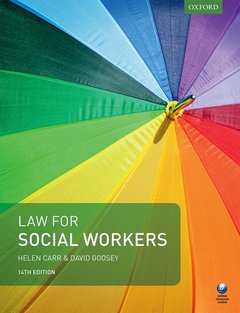 Couverture de l’ouvrage Law for Social Workers