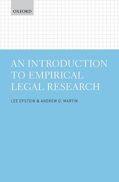 Couverture de l’ouvrage An Introduction to Empirical Legal Research