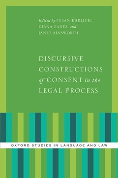 Couverture de l’ouvrage Discursive Constructions of Consent in the Legal Process