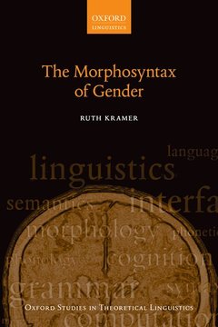 Couverture de l’ouvrage The Morphosyntax of Gender