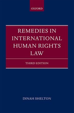 Couverture de l’ouvrage Remedies in International Human Rights Law