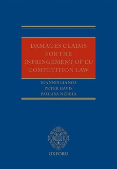 Couverture de l’ouvrage Damages Claims for the Infringement of EU Competition Law