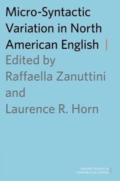Couverture de l’ouvrage Micro-Syntactic Variation in North American English