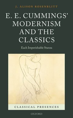 Couverture de l’ouvrage E. E. Cummings' Modernism and the Classics