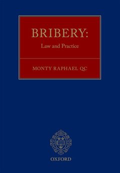 Couverture de l’ouvrage Bribery: Law and Practice
