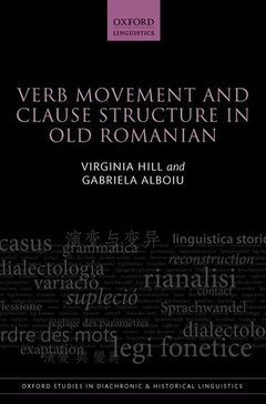 Couverture de l’ouvrage Verb Movement and Clause Structure in Old Romanian