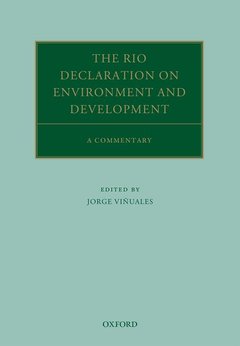 Couverture de l’ouvrage The Rio Declaration on Environment and Development
