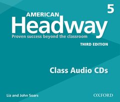Couverture de l’ouvrage American Headway: Five: Class Audios CDs