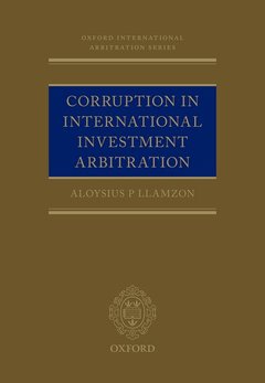 Couverture de l’ouvrage Corruption in International Investment Arbitration