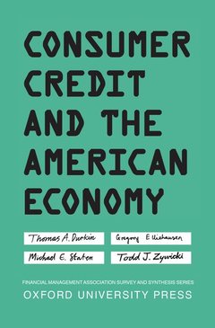 Couverture de l’ouvrage Consumer Credit and the American Economy