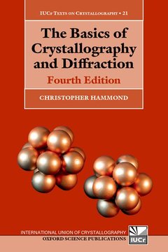 Couverture de l’ouvrage The Basics of Crystallography and Diffraction
