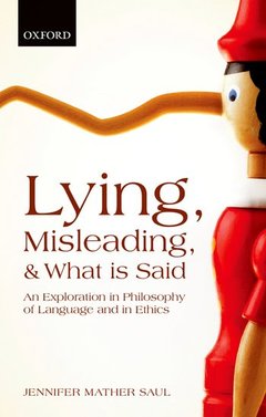 Couverture de l’ouvrage Lying, Misleading, and What is Said