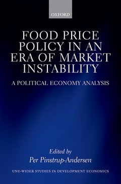 Couverture de l’ouvrage Food Price Policy in an Era of Market Instability