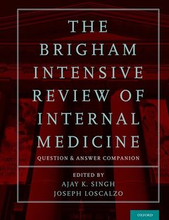 Couverture de l’ouvrage The Brigham Intensive Review of Internal Medicine Question and Answer Companion