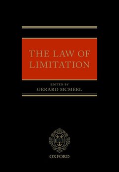 Couverture de l’ouvrage The Law of Limitation