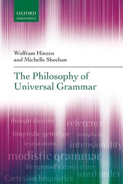 Cover of the book The Philosophy of Universal Grammar