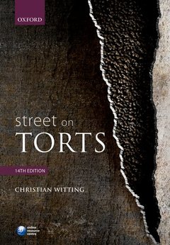 Couverture de l’ouvrage Street on Torts
