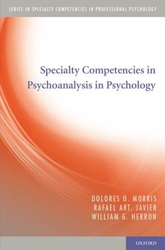 Cover of the book Specialty Competencies in Psychoanalysis in Psychology