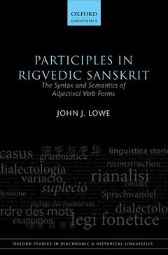 Couverture de l’ouvrage Participles in Rigvedic Sanskrit