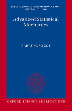 Couverture de l’ouvrage Advanced Statistical Mechanics