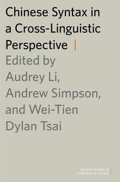 Couverture de l’ouvrage Chinese Syntax in a Cross-Linguistic Perspective