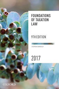 Couverture de l’ouvrage Foundations of Taxation Law 2017