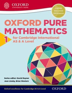 Couverture de l’ouvrage Oxford Pure Mathematics 1 for Cambridge International AS & A Level