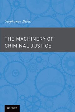 Couverture de l’ouvrage The Machinery of Criminal Justice