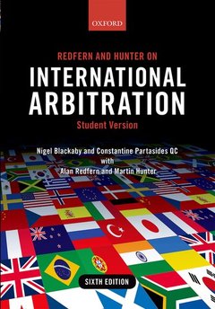 Couverture de l’ouvrage Redfern and Hunter on International Arbitration